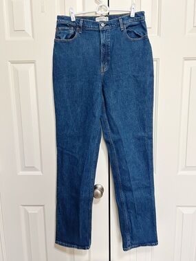 Abercrombie & Fitch Curve Love Jeans Ultra High Rise 90's Straight 12XL Classic